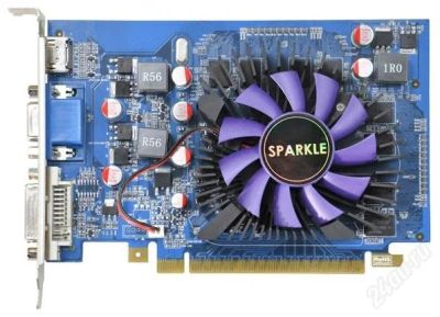 Лот: 1092176. Фото: 1. Видеокарта PCI-E 512Mb Sparkle... Видеокарты