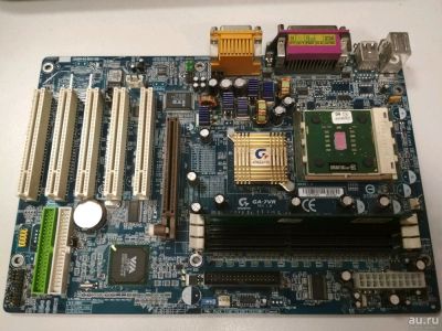 Лот: 10619129. Фото: 1. Системная плата Gigabyte GA-7VR... Комплекты запчастей