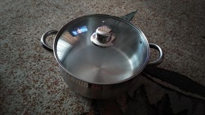 Лот: 25429695. Фото: 1. Vitess Кастрюля с крышкой 4л. Кастрюли