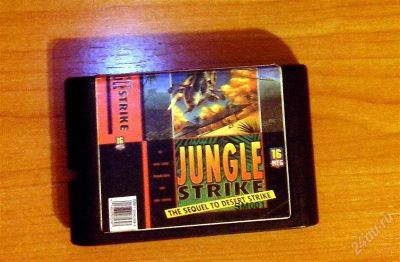 Лот: 2165373. Фото: 1. Игра "Jungle strike" для Sega... Игры для консолей