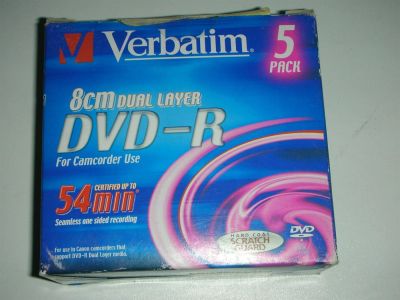 Лот: 3505210. Фото: 1. Verbatim 8-см диски Mini DVD-R... CD, DVD, BluRay