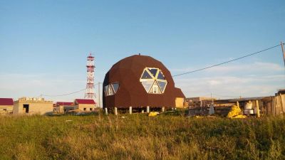 Лот: 5116232. Фото: 1. Купольный дом, 110 м.кв. в п... Дома