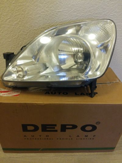Лот: 17968683. Фото: 1. Фара Honda CR-V II левая DEPO. Оптика и освещение