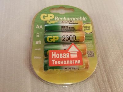 Лот: 9089487. Фото: 1. Аккумулятор NiMH 230AAHC 2300mAh... Батарейки, аккумуляторы, элементы питания