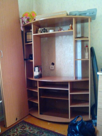 Лот: 4268632. Фото: 1. стенка под Телик. Стойки и тумбы для аппаратуры