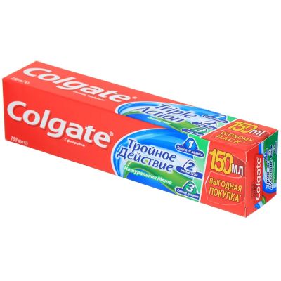 Лот: 24109657. Фото: 1. Зубная паста Colgate, Тройное... Уход за полостью рта