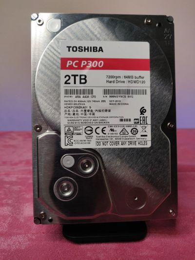 Лот: 23422903. Фото: 1. HDD 2000Gb/Toshiba P300/SATA3... Жёсткие диски (HDD)