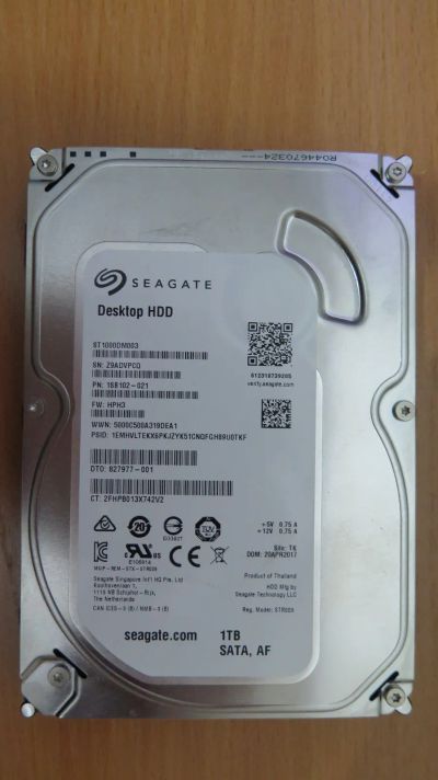 Лот: 25057803. Фото: 1. Жесткий диск Seagate 1 TB (ST1000DM003... Жёсткие диски (HDD)