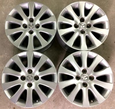 Лот: 15537452. Фото: 1. Б\П по РФ Оригинал MAZDA R15 4... Диски