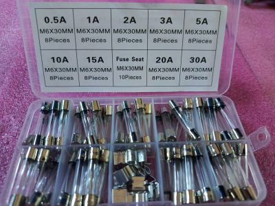 Лот: 24889034. Фото: 1. Предохранители 0.5-30А, стекло... Автоматы, пакетники, предохранители