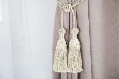 Лот: 23638346. Фото: 1. Подхват-кисть MICASA Kerry. Карнизы и аксессуары для штор
