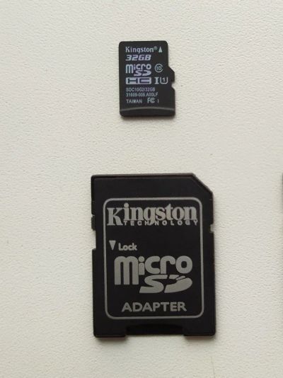 Лот: 16378819. Фото: 1. Карта памяти MicroSD 32gb с переходником... Карты памяти