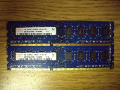 Лот: 8961916. Фото: 1. DDR3 Hynix 2x4GB 1333Mhz. Оперативная память
