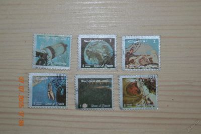 Лот: 5765860. Фото: 1. 6 марок Умм-Аль-Кувейн 1972г... Марки