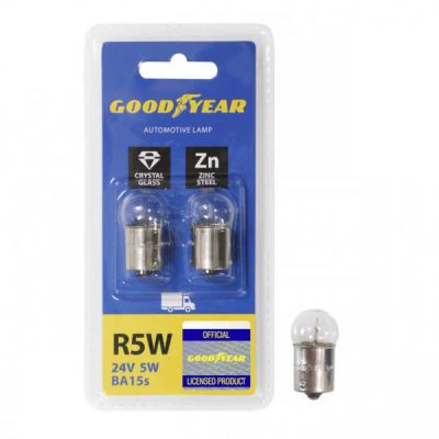 Лот: 16116006. Фото: 1. R5W 24V 5W GOODYEAR лампа накаливания... Другое (автозапчасти)