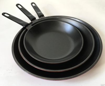 Лот: 13342455. Фото: 1. 🍳 Набор из 3 сковород с антипригарным... Сковороды и сотейники