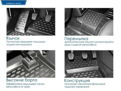 Лот: 12594369. Фото: 1. Коврики в салон Lexus RX 2003-2009... Салон
