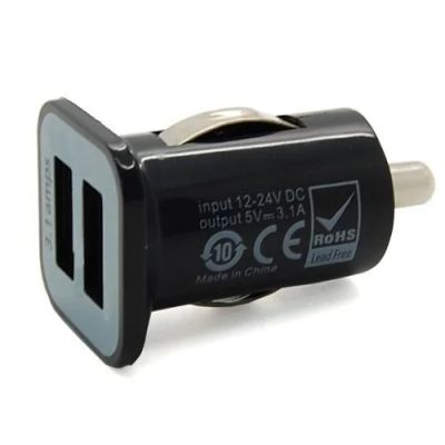 Лот: 3447082. Фото: 1. Черный двумя Портами USB 3.1A... Зарядные устройства