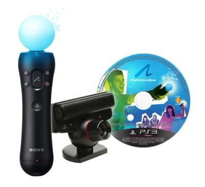 Лот: 4289754. Фото: 1. PlayStation 3 MOVE(2 джостика... Запчасти для игровых приставок, консолей