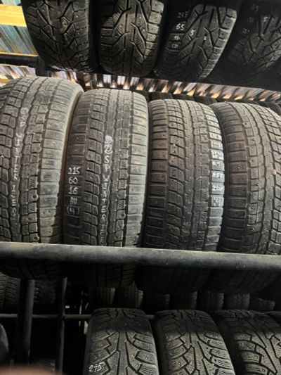 Лот: 25002642. Фото: 1. (4шт)215-60-16 Dunlop SP Winter... Шины