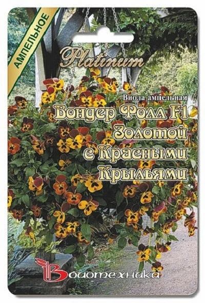 Лот: 6698392. Фото: 1. Виола ампельная Вондер Фолл Золотой... Другое (семена, рассада, садовые растения)