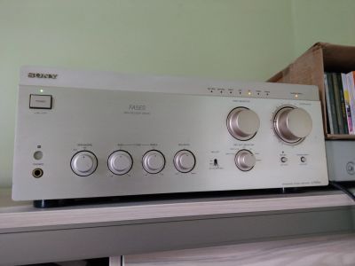 Лот: 23328037. Фото: 1. Усилитель Sony fa5es (8транзисторов... Усилители, эквалайзеры