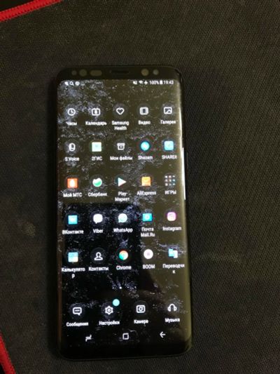 Лот: 10359168. Фото: 1. Samsung galaxy s8 black 64 gb... Смартфоны