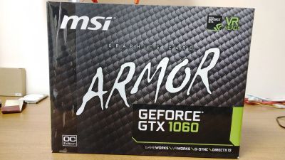 Лот: 19957151. Фото: 1. MSI ARMOR GTX 1060 6GB. Видеокарты