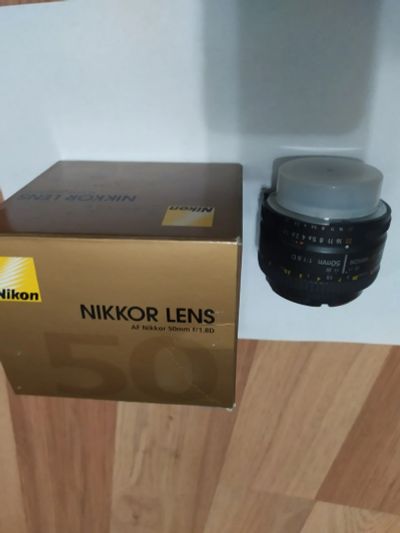 Лот: 16489198. Фото: 1. Nikon AF Nikkor 50mm f/1.8D объектив. Объективы
