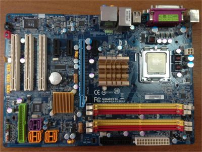 Лот: 7801178. Фото: 1. Материнская плата GigaByte GA-965P-DS3... Материнские платы