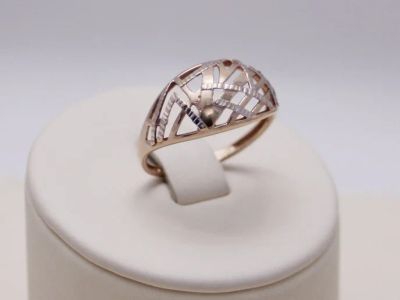Лот: 9802025. Фото: 1. Кольцо из золота ТЦ 008439. Кольца, перстни