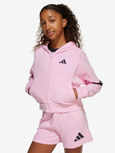 Лот: 25640199. Фото: 1. Толстовка для девочек adidas... Легкие куртки, толстовки