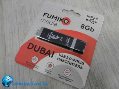 Лот: 16500783. Фото: 1. 8GB накопитель Fumiko Dubai черный. USB-флеш карты