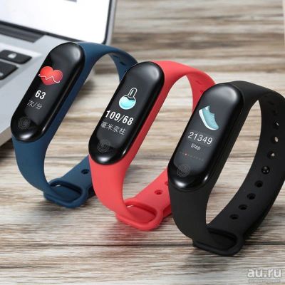 Лот: 13248667. Фото: 1. Фитнес-браслет Smart Band M3 Новый... Смарт-часы, фитнес-браслеты, аксессуары