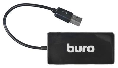 Лот: 20966306. Фото: 1. USB Хаб 4xUSB 2.0 Buro BU-HUB4-U2... USB хабы