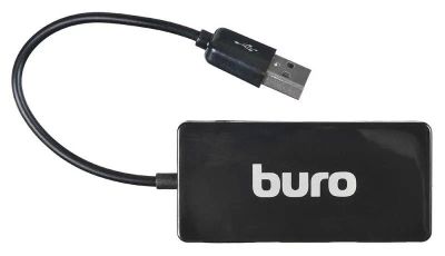 Лот: 25084117. Фото: 1. USB_Хаб 4xUSB_2.0 Buro BU-HUB4-U2... USB хабы