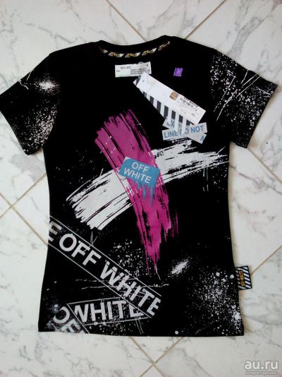 Лот: 14167654. Фото: 1. Футболка OFF-WHITE женская. Футболки, топы и майки