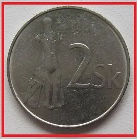 Лот: 14063144. Фото: 1. Словакия 2 кроны 2002 (№). Европа
