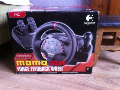 Лот: 3374458. Фото: 1. Руль Logitech MOMO Racing Force... Рули, джойстики