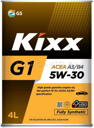 Лот: 12567539. Фото: 1. Kixx G1 A3/B3, 5W-30, 4L. Масла, жидкости
