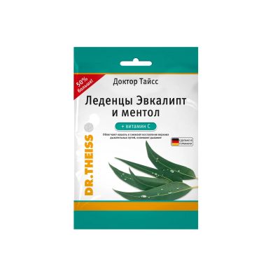 Лот: 23716406. Фото: 1. Доктор Тайсс леденцы Эвкалипт... Лекарства