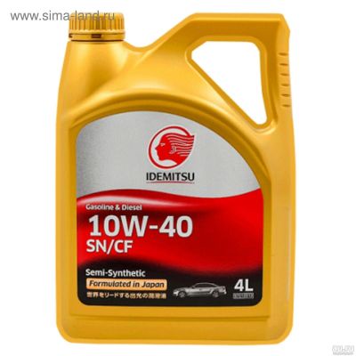 Лот: 13749495. Фото: 1. Масло Idemitsu S-S 10W40 4л п... Масла, жидкости