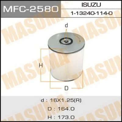 Лот: 18583539. Фото: 1. Фильтр масляный o-569 masuma MFC-2580. Двигатель и элементы двигателя