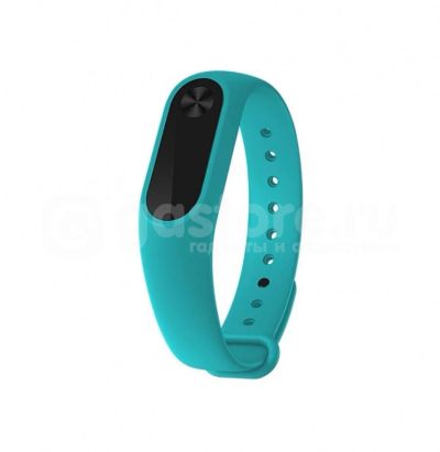 Лот: 11350201. Фото: 1. Ремешок Xiaomi Mi Band 2 бирюзовый. Ремешки, браслеты