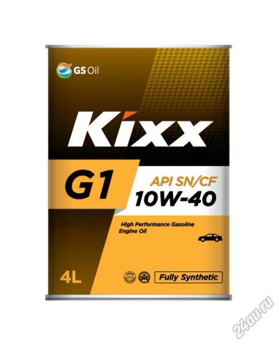 Лот: 8252081. Фото: 1. Масло моторное Kixx G1 SN 10W-40... Масла, жидкости