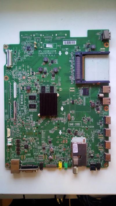 Лот: 16168463. Фото: 1. main-board LG EBR75429102 EAX64307906... Запчасти для телевизоров, видеотехники, аудиотехники
