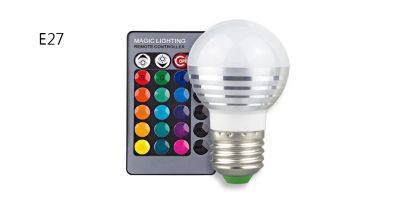 Лот: 11045680. Фото: 1. Лампа светодиодная RGB c пультом... Другое освещение