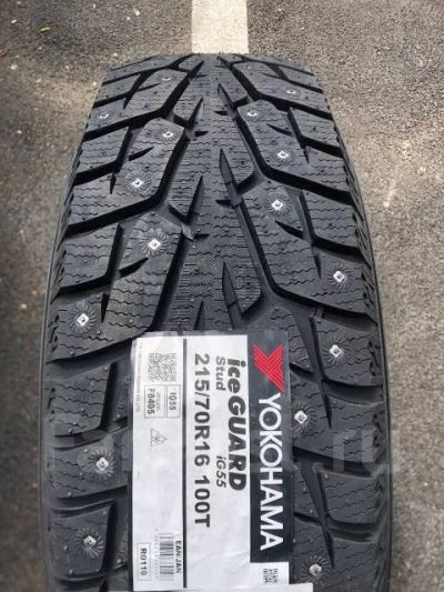 Лот: 20830588. Фото: 1. Зимняя резина 215/70 R-16 " Yokohama... Шины