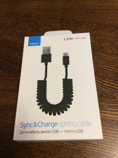 Лот: 10872367. Фото: 1. Дата кабель micro USB deppa 1... Дата-кабели, переходники