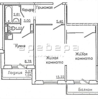 Лот: 13980837. Фото: 1. 2-комнатная квартира на ул. Крылова... Квартиры, студии